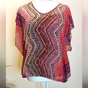 Blouse W/Sexy Back & Matching Camisole.